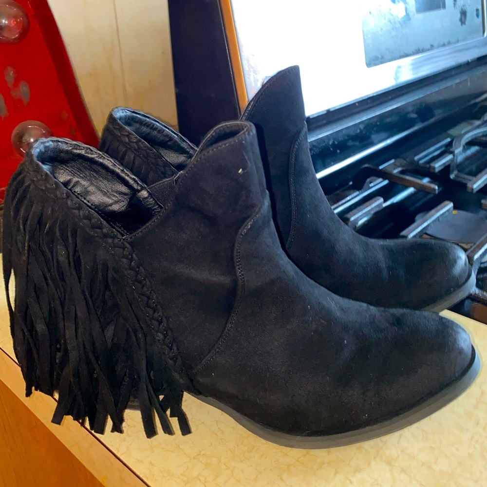 Not Rated Leather Booties Size 8.5